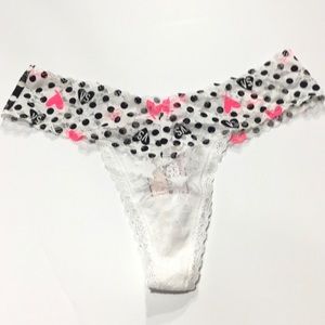 Intimates & Sleepwear - White lacie thong small Intimates & Sleepwear - White lacie thong small
